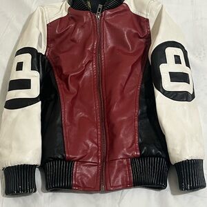 Vintage Robert Phillipe 8 Ball Bomber Kids Jacket Boys Size 8